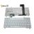 Keyboard Samsung  N220 N210 V114060AS netbook mini Keyboard (US) สีขาว