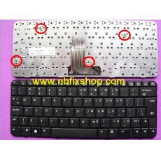Keyboard HP Pavilion TX1000 TX1100 TX1200 TX1300 TX1400 TX2000 TX1 TX2 B1200 B2210 B2200 2210B สีดำ US